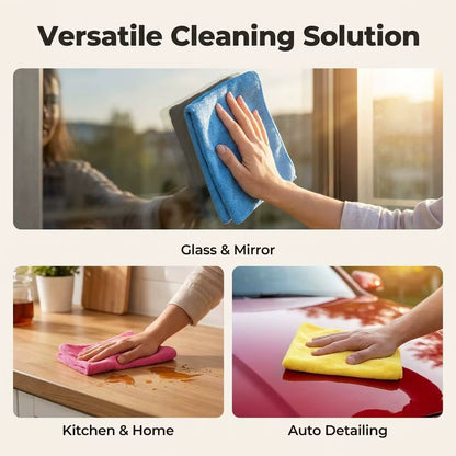 Toalla Microfibra 30X30 40X40Cm 300Gsm Super Absorbent Microfiber Cleaning Cloth for Chile Mexico Market