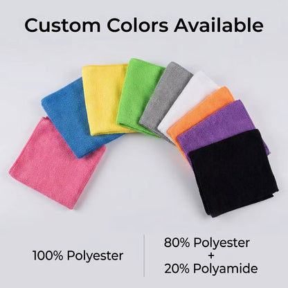 Toalla Microfibra 30X30 40X40Cm 300Gsm Super Absorbent Microfiber Cleaning Cloth for Chile Mexico Market